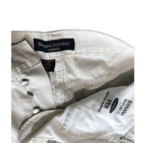 Banana Republic Men's Jeans Laredo Fit Size 35R Pre-owned - Picture 8 of 8